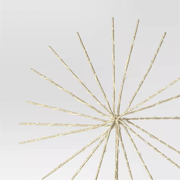 Twinkling Starburst Spikes Christmas Tree Topper 14"in 70 Lights Lit Light Up - Picture 5 of 9